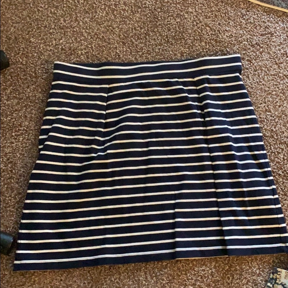 Striped cotton mini